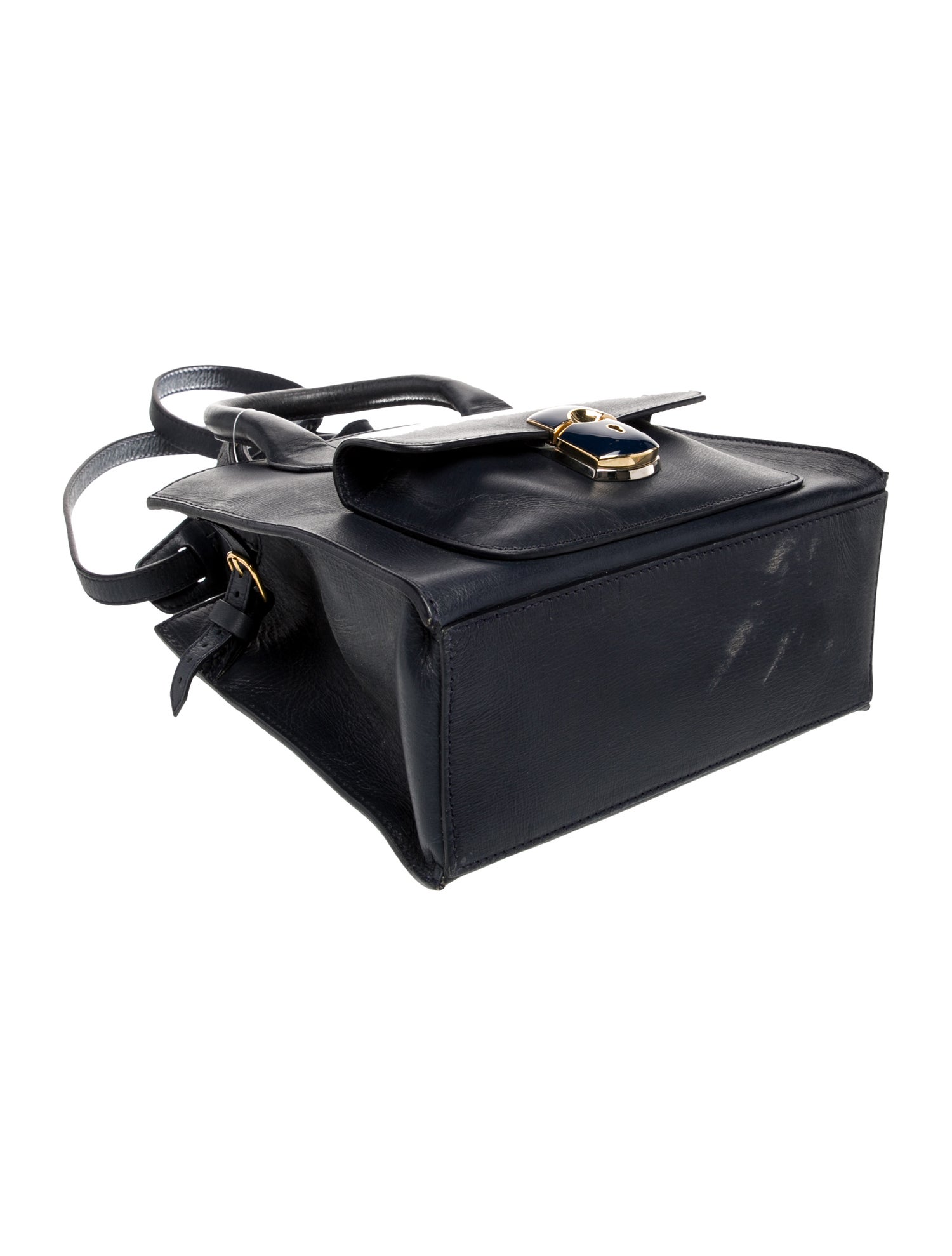 Balenciaga Leather Padlock All Afternoon Mini